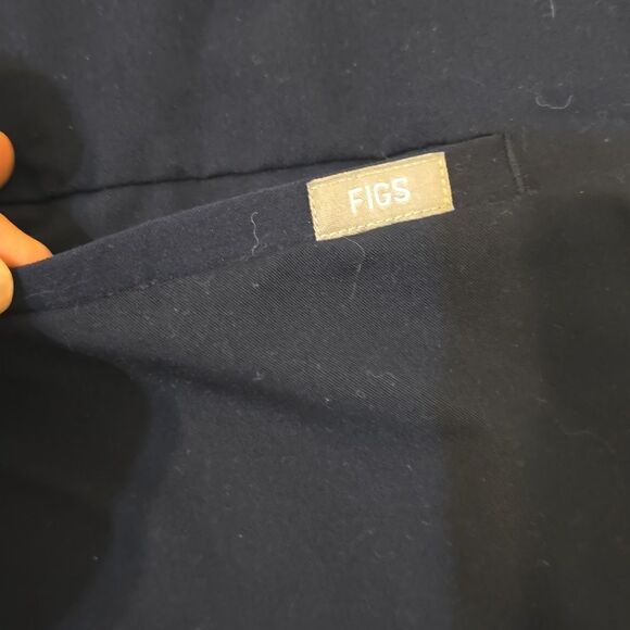 Figs Casma Short Top Navy Blue Size XL - Picture 6 of 7